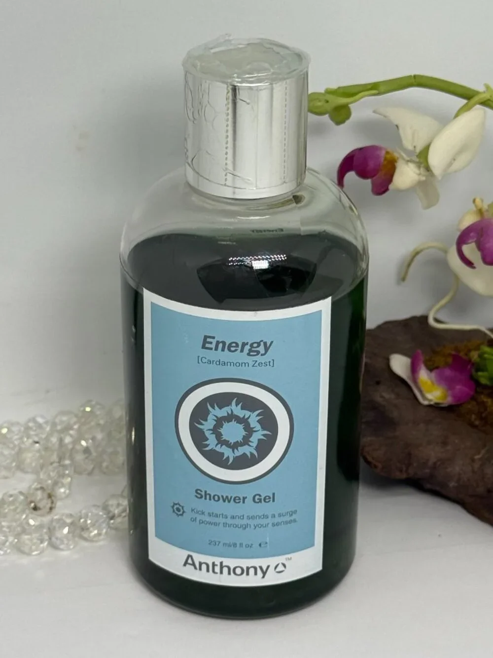 Anthony Shower Gel - Energy Cardamom Zest  - 8 fl oz / 237 ml - New - Rare*